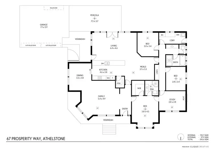 Floorplan of Homely house listing, 67 Prosperity Way, Athelstone SA 5076