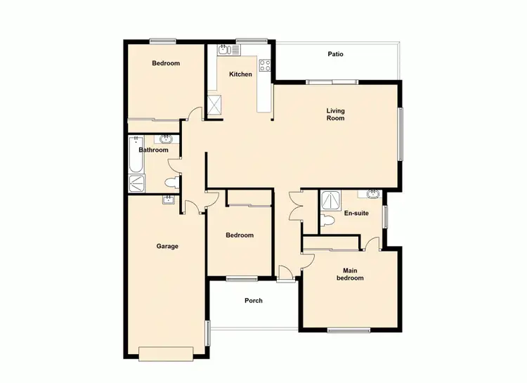 Floorplan of Homely townhouse listing, 52/58-64 Goodfellows Rd, Kallangur QLD 4503