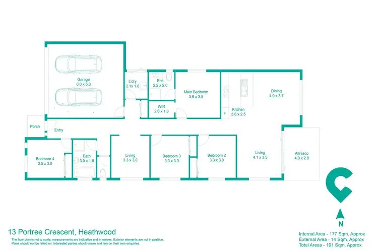 Floorplan of Homely house listing, 13 Portree Crescent, Heathwood QLD 4110