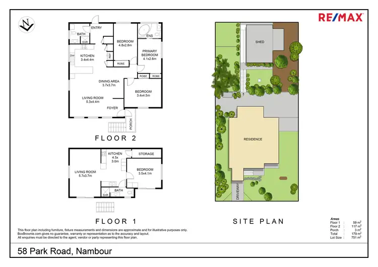 Floorplan of Homely house listing, 58 Park Road, Nambour QLD 4560