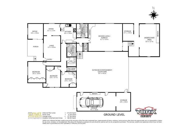 Floorplan of Homely house listing, 14 Challenor Street, Rockville QLD 4350