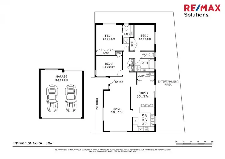 Floorplan of Homely house listing, 21 Octavius Drive, Kallangur QLD 4503