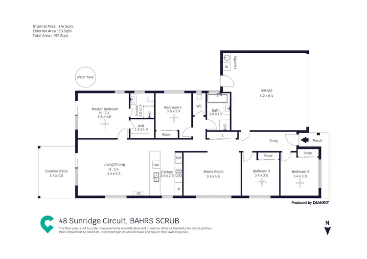 Floorplan of Homely house listing, 48 Sunridge Circuit, Bahrs Scrub QLD 4207