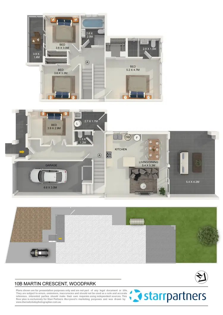 Floorplan of Homely house listing, 10a Martin Crescent, Woodpark NSW 2164