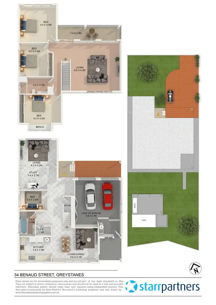 Floorplan of Homely house listing, 34 Benaud Street, Greystanes NSW 2145