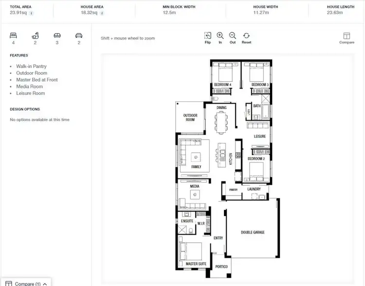 Floorplan of Homely house listing, 13 JINGERI STREET, Redland Bay QLD 4165
