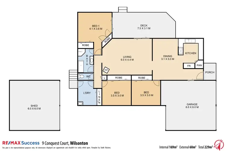 Floorplan of Homely house listing, 9 Conquest Court, Wilsonton QLD 4350