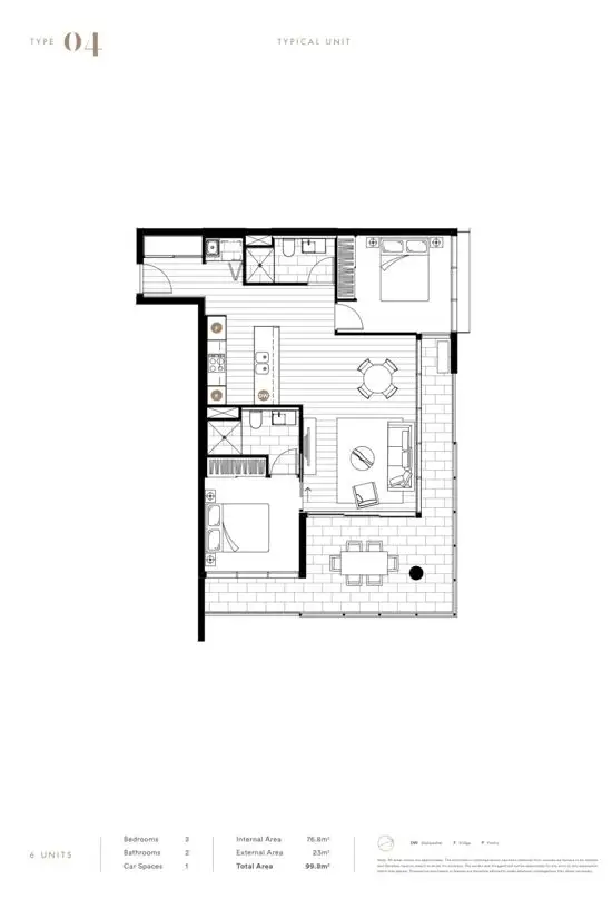 Floorplan of Homely apartment listing, 504/266 Stanhill Drive, Chevron Island QLD 4217