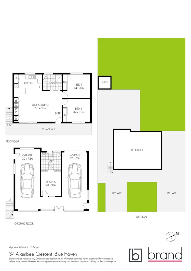 Floorplan of Homely house listing, 37 Allambee Crescent, Blue Haven NSW 2262