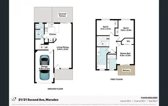 Floorplan of Homely townhouse listing, 21/21-29 Second Ave, Marsden QLD 4132