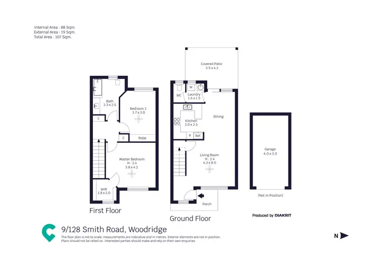 Floorplan of Homely unit listing, 9/128 Smith Road, Woodridge QLD 4114