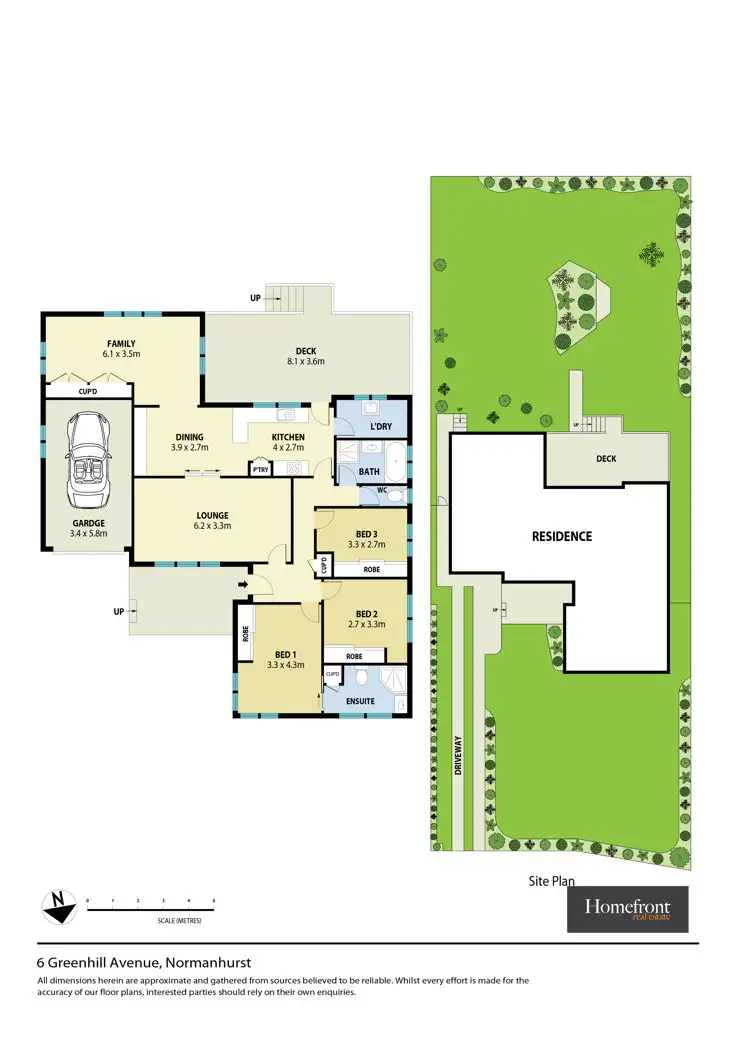Floorplan of Homely house listing, 6 Greenhill Ave, Normanhurst NSW 2076