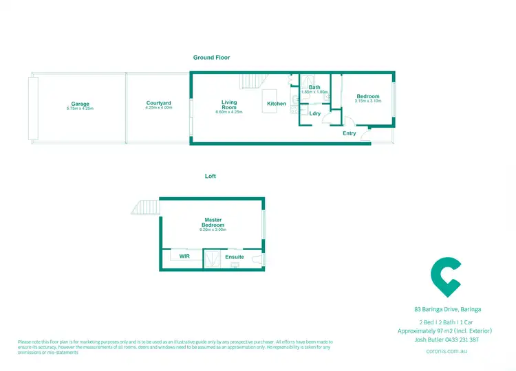 Floorplan of Homely house listing, 83 Baringa Drive, Baringa QLD 4551