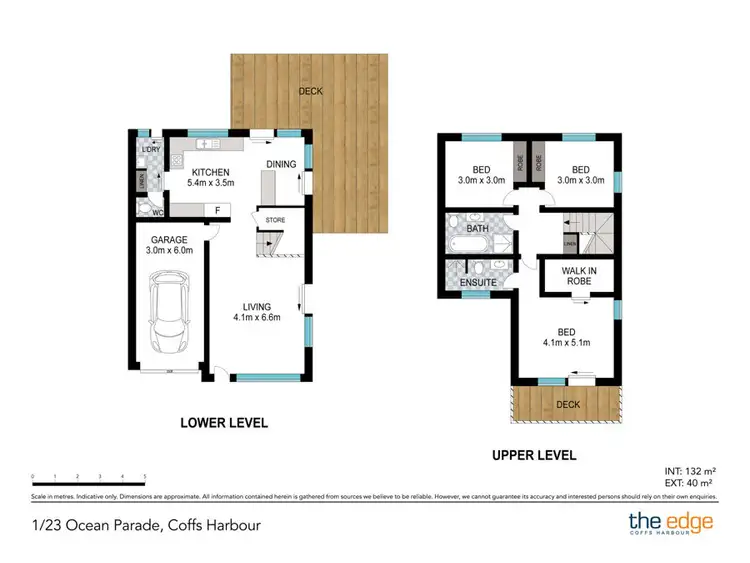 Floorplan of Homely townhouse listing, 1/23 Ocean Parade, Coffs Harbour NSW 2450