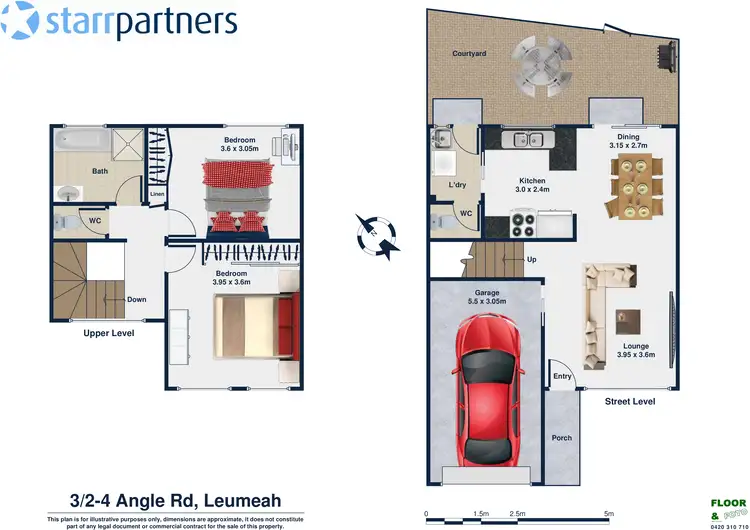 Floorplan of Homely townhouse listing, 3/2-4 Angle Rd, Leumeah NSW 2560
