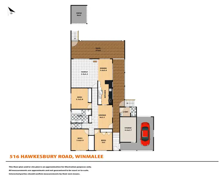 Floorplan of Homely house listing, 516 Hawkesbury Road, Winmalee NSW 2777