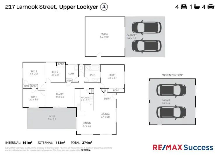 Floorplan of Homely house listing, 217 Larnook Street, Upper Lockyer QLD 4352