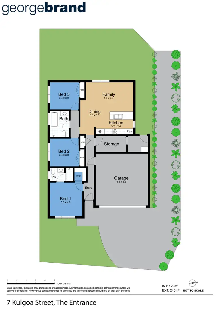 Floorplan of Homely house listing, 7 Kulgoa Street, Blue Bay NSW 2261