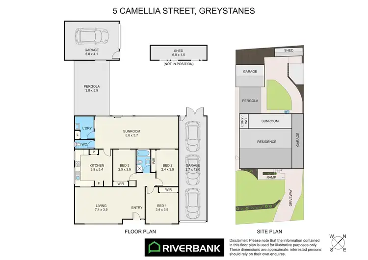 Floorplan of Homely house listing, 5 Camellia Street, Greystanes NSW 2145