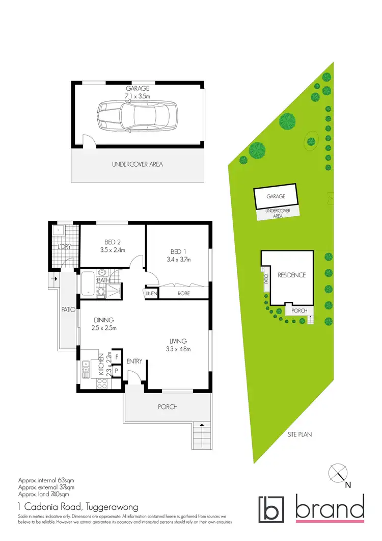 Floorplan of Homely house listing, 1 Cadonia Road, Tuggerawong NSW 2259