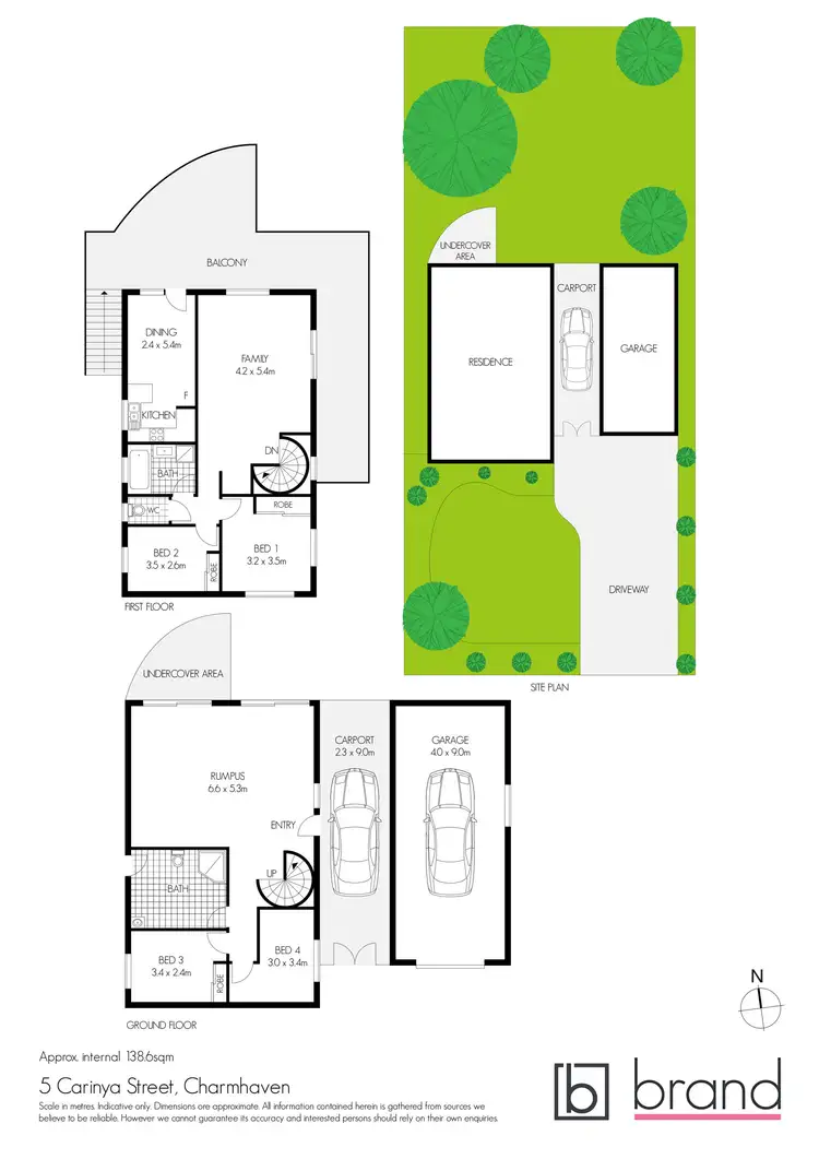 Floorplan of Homely house listing, 5 Carinya Street, Charmhaven NSW 2263