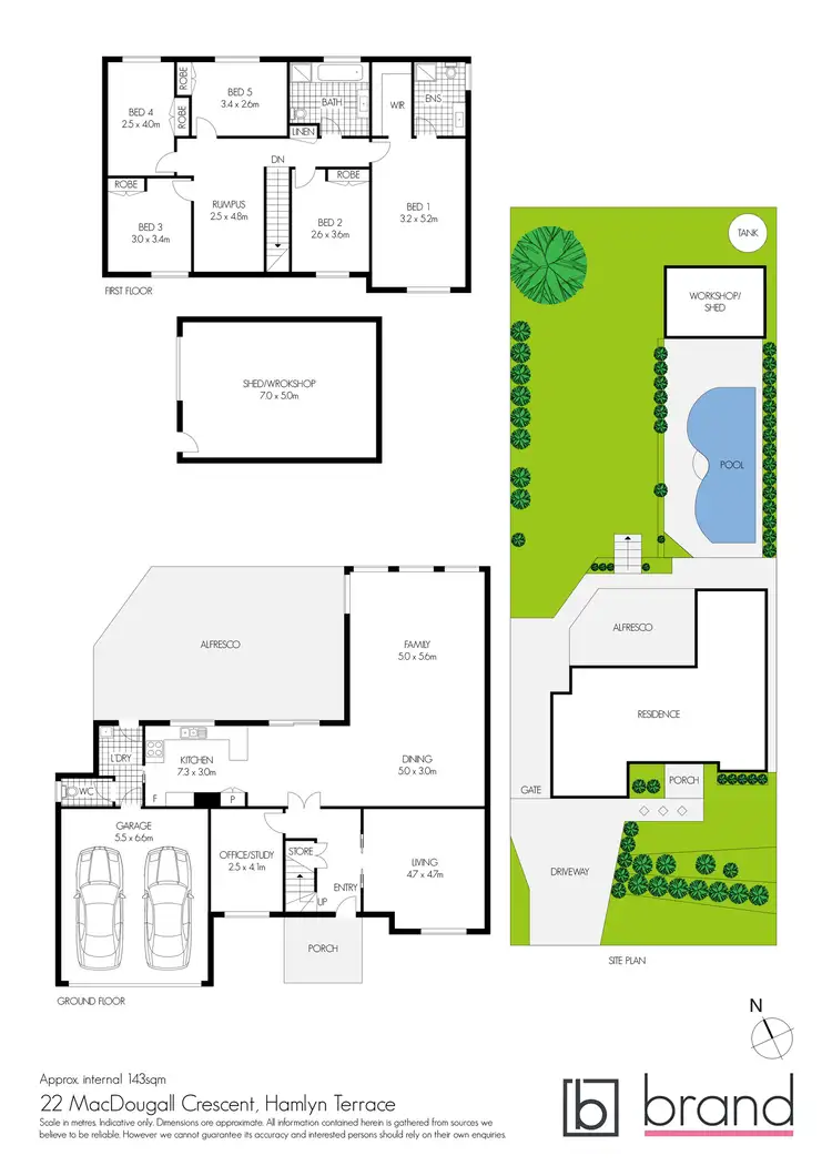 Floorplan of Homely house listing, 22 MacDougall Crescent, Hamlyn Terrace NSW 2259