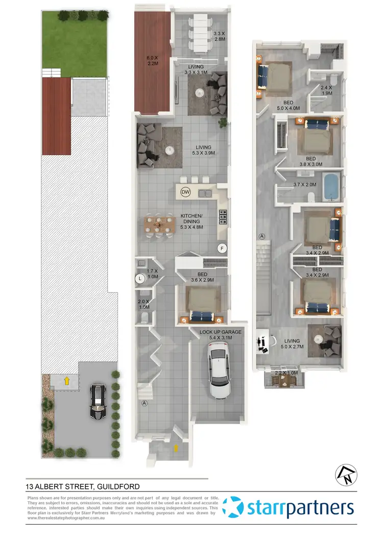 Floorplan of Homely house listing, 13 Albert Street, Guildford NSW 2161