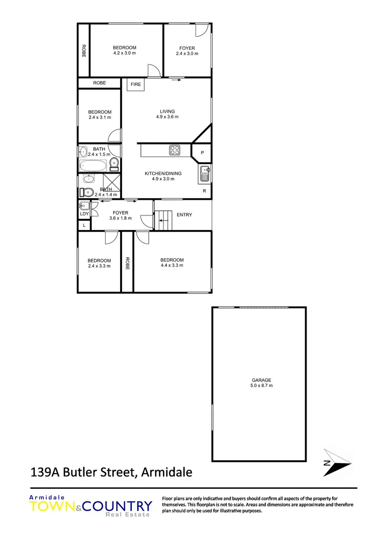 Floorplan of Homely house listing, 139a Butler Street, Armidale NSW 2350