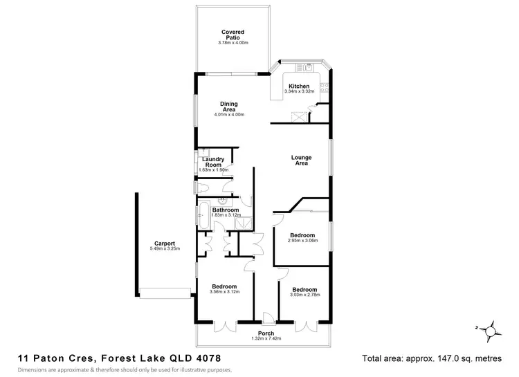 Floorplan of Homely house listing, 11 Paton Cr, Forest Lake QLD 4078