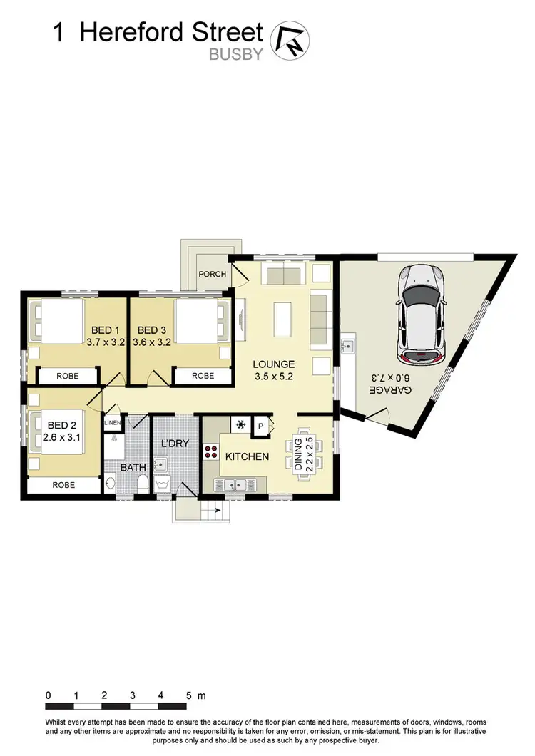 Floorplan of Homely house listing, 1 Hereford Street, Busby NSW 2168