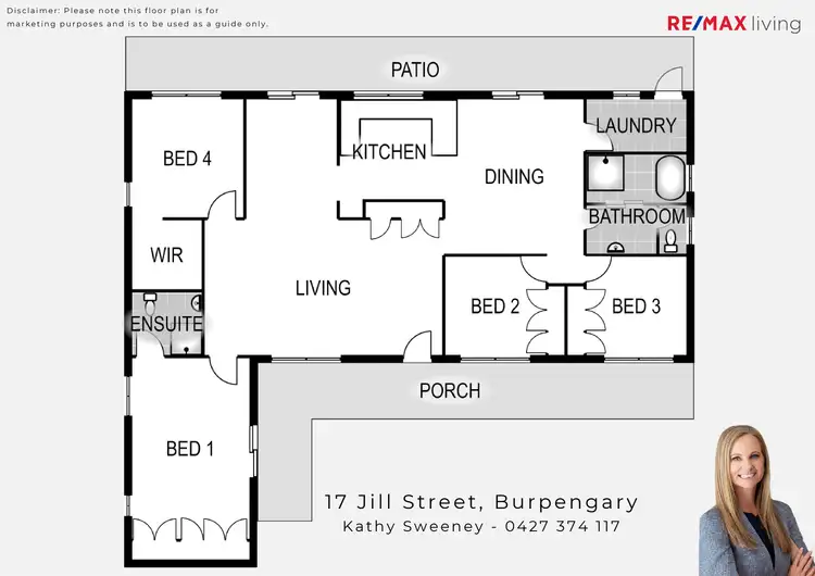 Floorplan of Homely house listing, 17 Jill Street, Burpengary QLD 4505