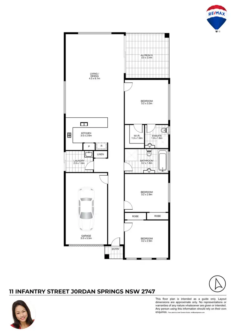 Floorplan of Homely house listing, 11 INFANTRY STREET, Jordan Springs NSW 2747