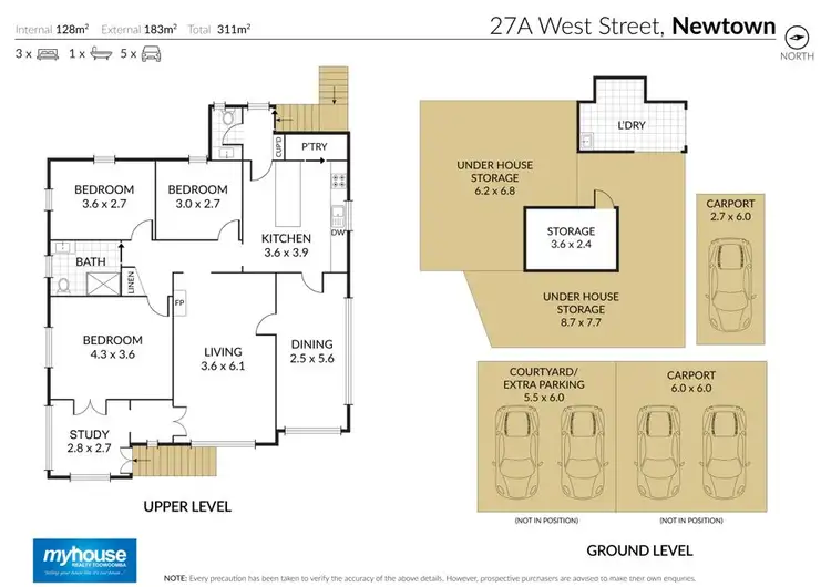 Floorplan of Homely house listing, 27A West Street, Newtown QLD 4350