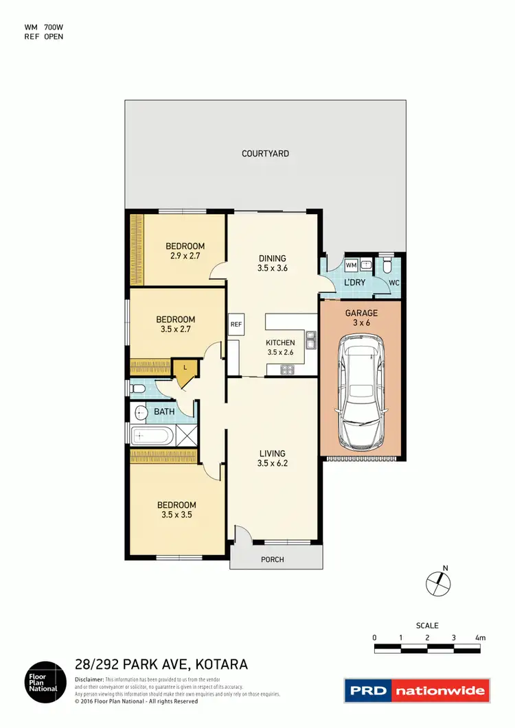 Floorplan of Homely house listing, 28/292 Park Avenue, Kotara NSW 2289