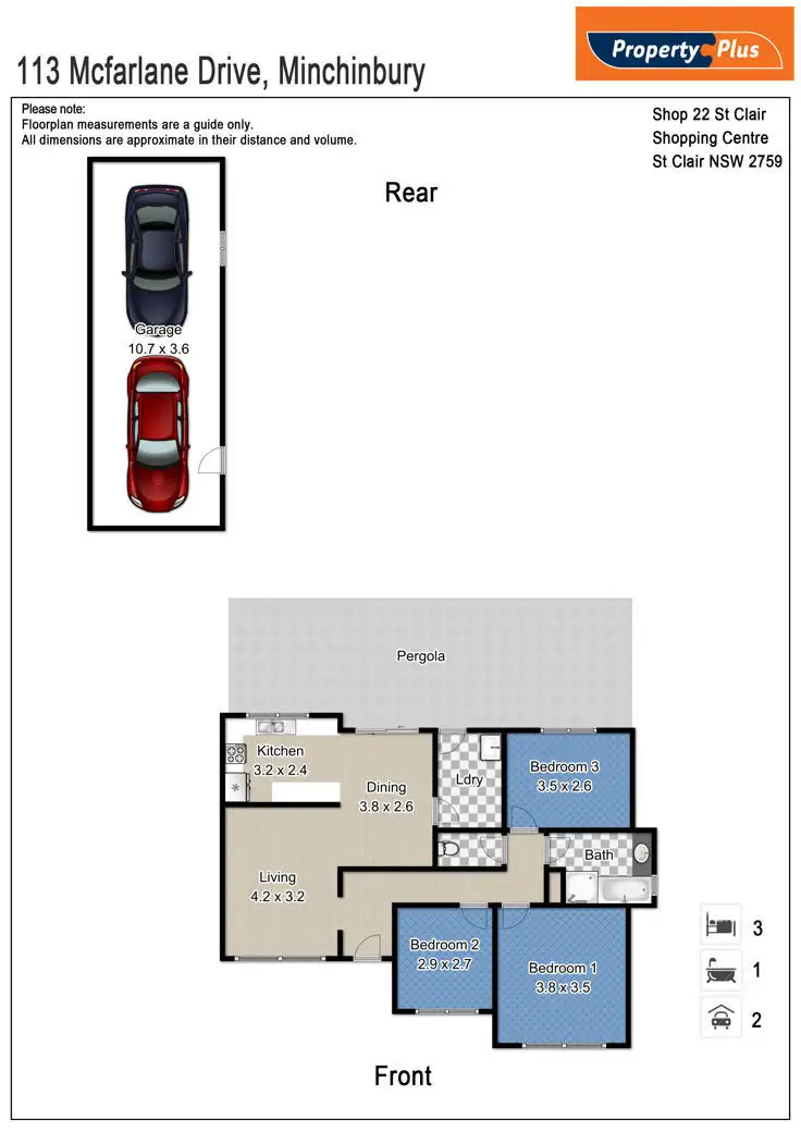 Floorplan of Homely house listing, 113 Mcfarlane Drive, Minchinbury NSW 2770