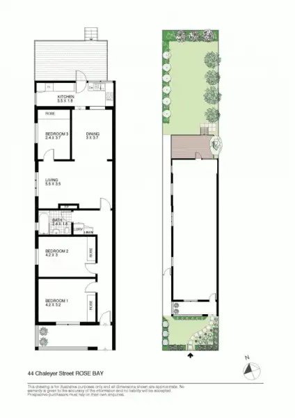 Floorplan of Homely house listing, 44 Chaleyer Street, Rose Bay NSW 2029