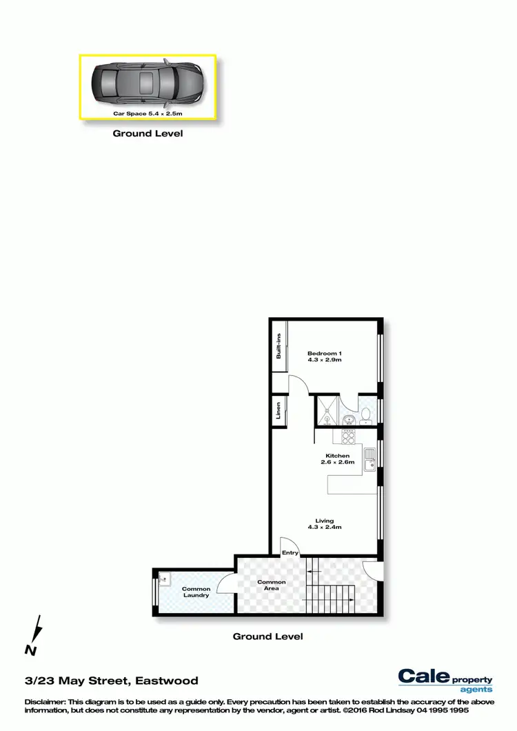 Floorplan of Homely unit listing, 3/23 May Street, Eastwood NSW 2122