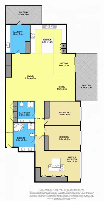Floorplan of Homely unit listing, 15/103 Ocean Parade, Coffs Harbour NSW 2450
