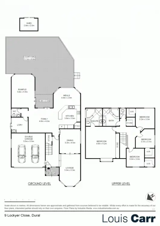 Floorplan of Homely house listing, 9 Lockyer Close, Dural NSW 2158