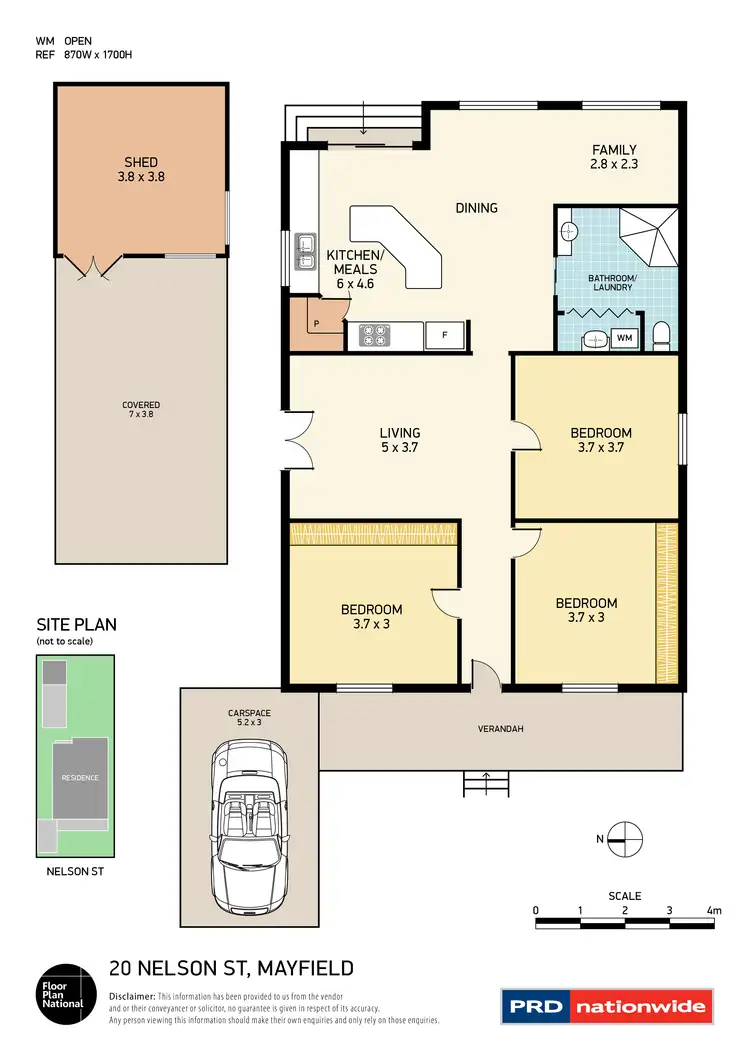 Floorplan of Homely house listing, 20 Nelson Street, Mayfield NSW 2304