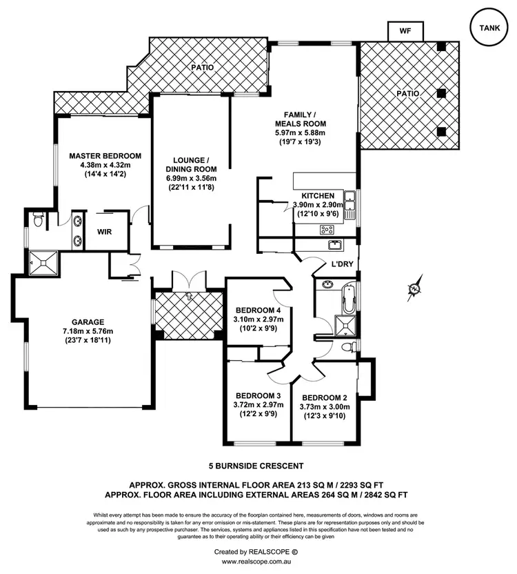 Floorplan of Homely house listing, 5 Burnside Cres, Westlake QLD 4074