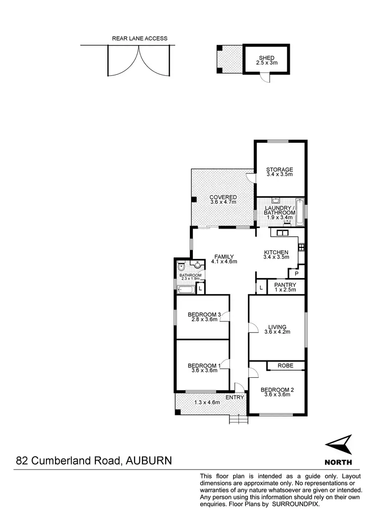 Floorplan of Homely house listing, 82 Cumberland Road, Auburn NSW 2144