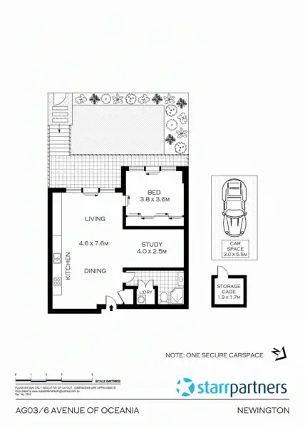 Floorplan of Homely apartment listing, Ag03/6 Avenue Of Oceania, Newington NSW 2127
