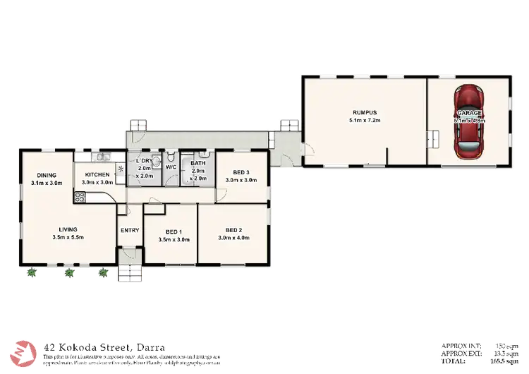 Floorplan of Homely house listing, 42 Kokoda Street, Darra QLD 4076