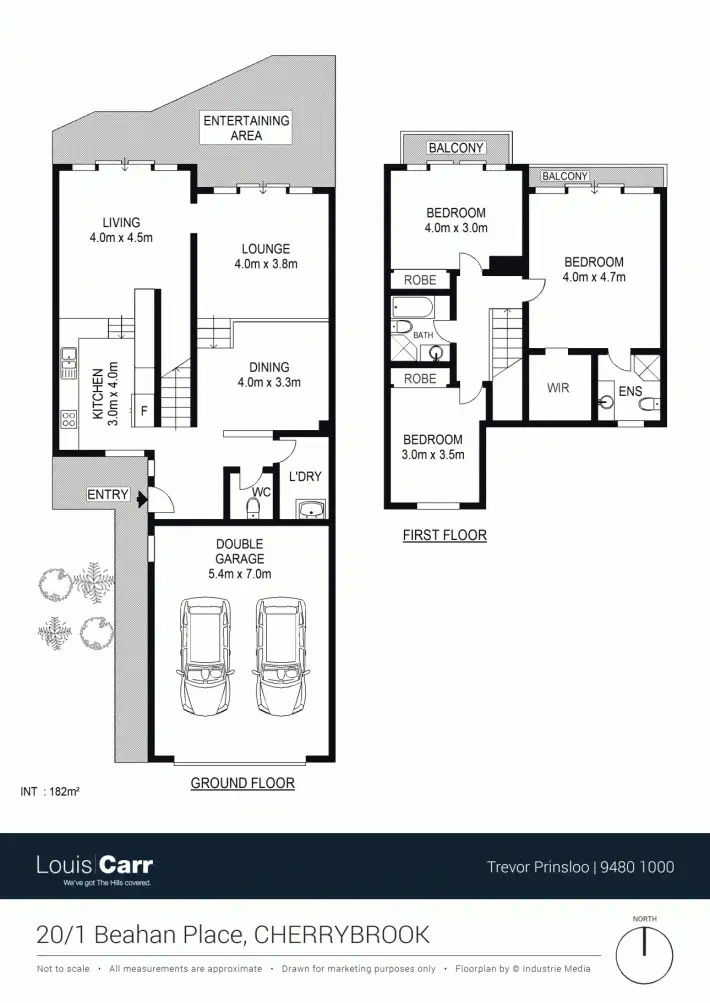 Floorplan of Homely semi-detached listing, 20/1 Beahan Place, Cherrybrook NSW 2126