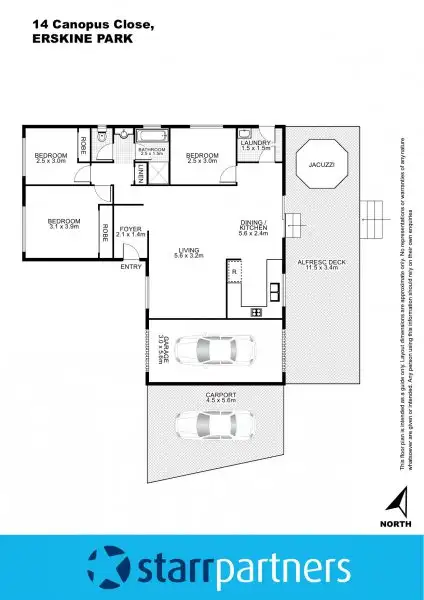 Floorplan of Homely house listing, 14 Canopus Close, Erskine Park NSW 2759