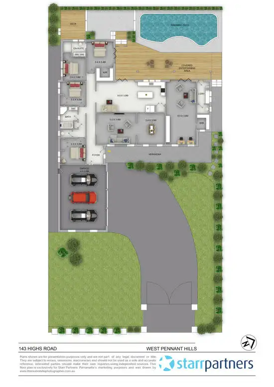 Floorplan of Homely house listing, 143 Highs Road, West Pennant Hills NSW 2125