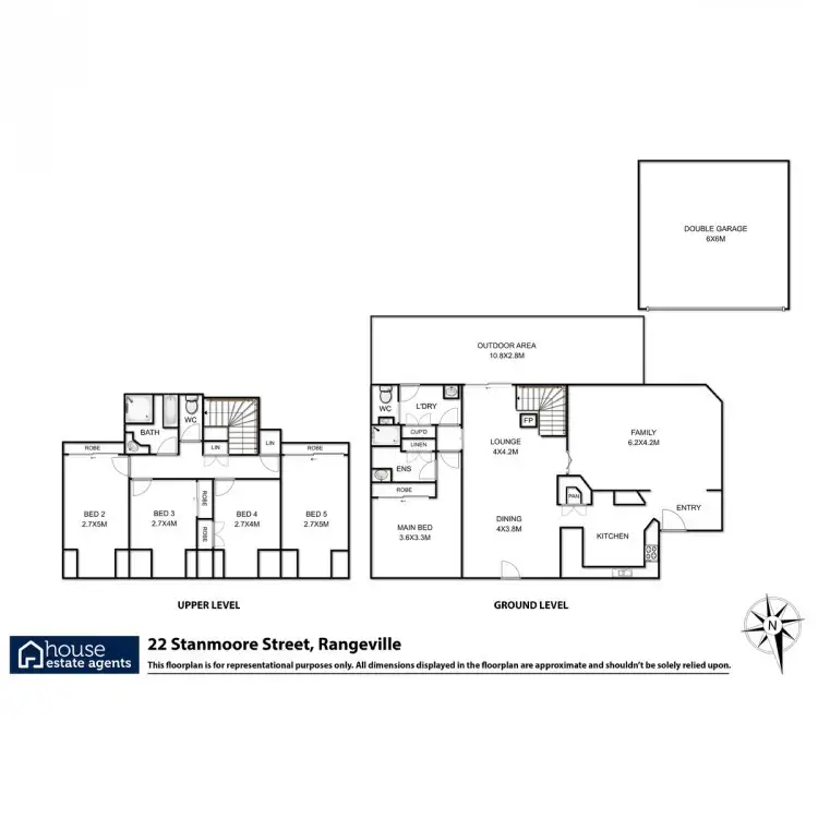 Floorplan of Homely house listing, 22 Stanmoore Street, Rangeville QLD 4350