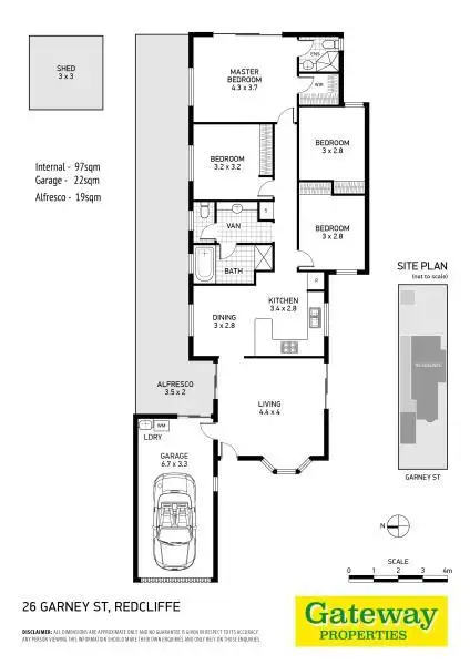Floorplan of Homely house listing, 26 GARNEY ST, Redcliffe QLD 4020