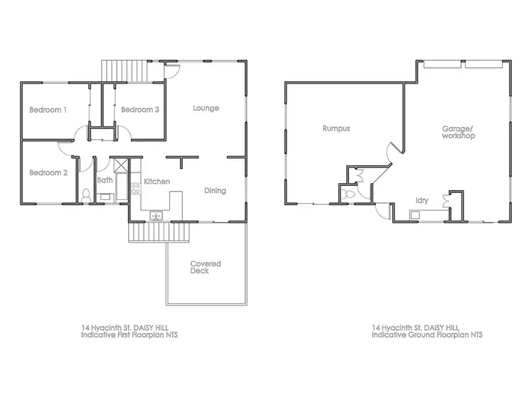 Floorplan of Homely house listing, 14 Hyacinth St, Daisy Hill QLD 4127